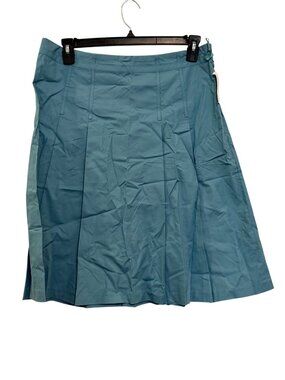 Gap Womens Blue Pleated Skirt Size 14 Regular With Tags